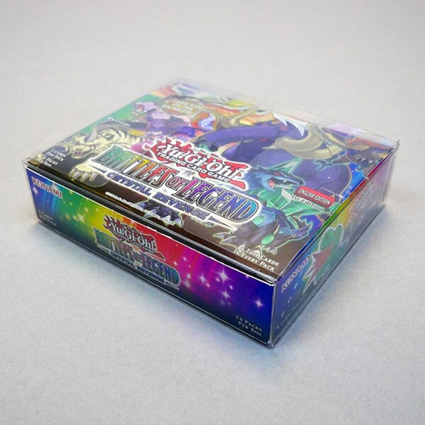 YU-GI-O Booster Box in clear box.